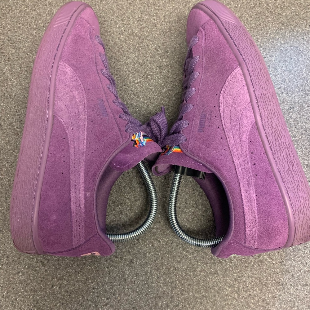 Puma Mens Suede Love Marathon Purple Shoes Men’s Size 9 - Picture 5 of 8
